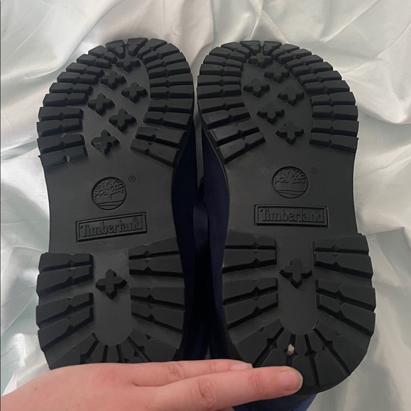 Timberland Dark Blue Lace-Up Boots - Picture 3 of 4